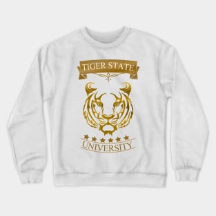 Tiger State University Campus and College Crewneck Sweatshirt